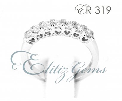 แหวนเพชรแถว ER319